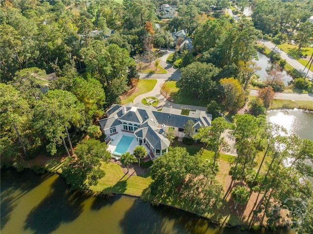 4 Longwater Ln, Savannah, GA 31411 - aerial view of property and surrounding area featuring a large body of water
