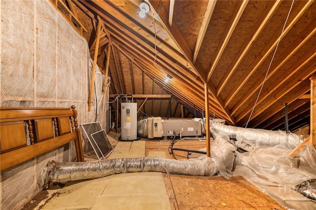 205 Meadowlark Cir, Savannah, GA 31419 - unfinished attic with electric water heater