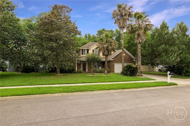 205 Meadowlark Cir, Savannah, GA 31419 - view of front of property featuring an attached garage, driveway, and a front yard