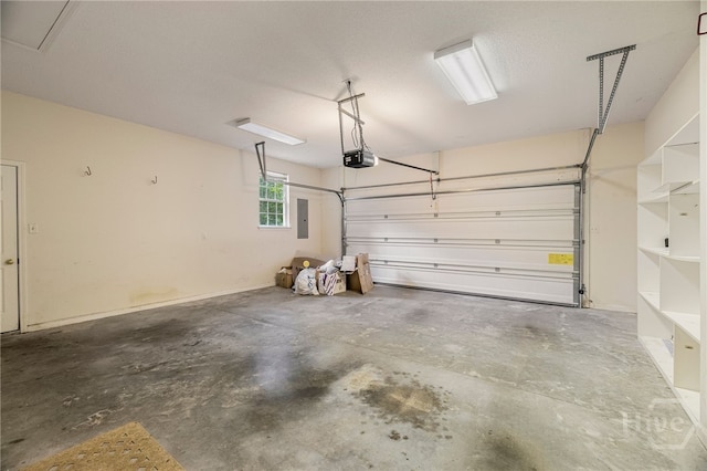 205 Meadowlark Cir, Savannah, GA 31419 - garage with a garage door opener and electric panel