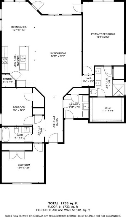 2 Chimney Ct, Savannah, GA 31407 - floor plan / room layout