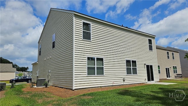 156 Kraft, Pooler, GA 31322 - view of side of property with a yard and central AC