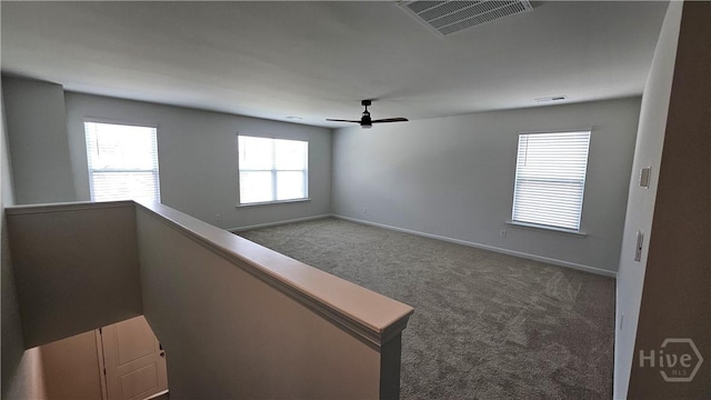 156 Kraft, Pooler, GA 31322 - unfurnished room with carpet floors, a ceiling fan, and baseboards