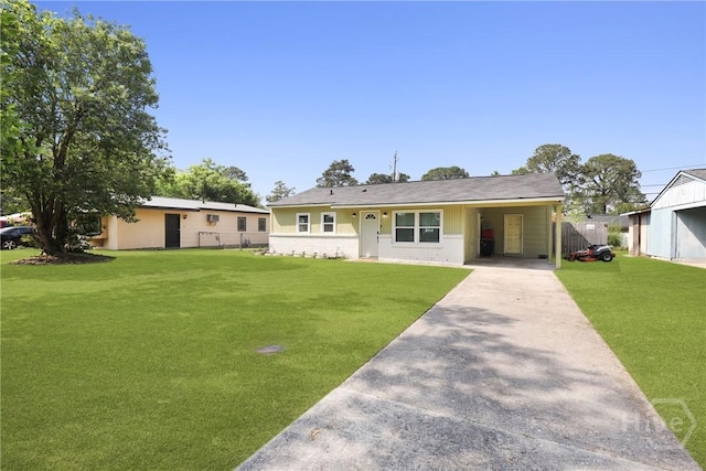 1504 Audubon Dr, Savannah, GA 31415 - view of front of home featuring driveway and an attached carport