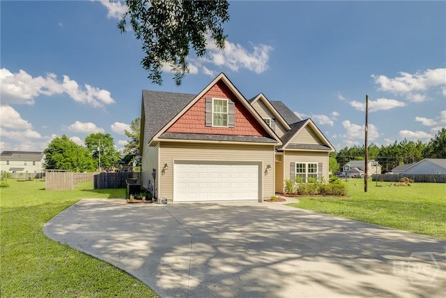 447 Nease Rd, Guyton, GA 31312 - craftsman house featuring driveway, a garage, and a shingled roof