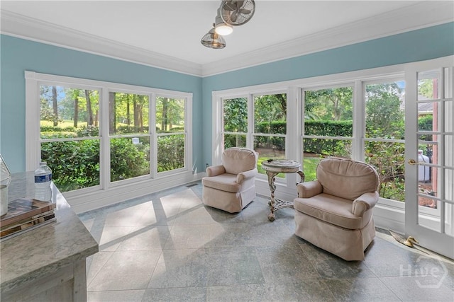 320 Wedgefield Xing, Savannah, GA 31405 - sunroom / solarium with crown molding