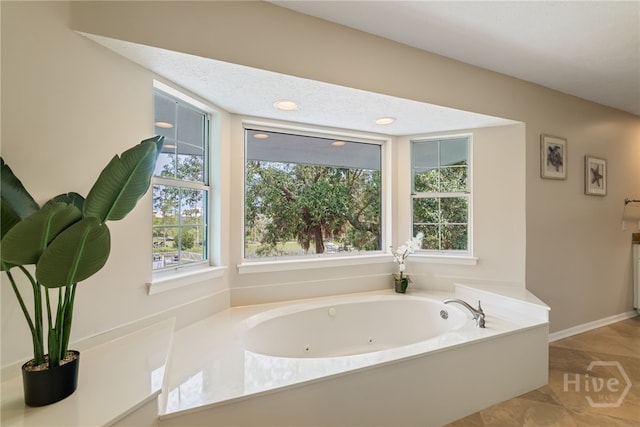 108 San Marco Dr, Tybee Island, GA 31328 - full bath with a tub with jets and recessed lighting