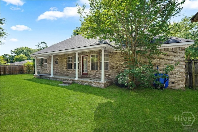 125 Crossing Cir, Rincon, GA 31326 - back of house featuring brick siding