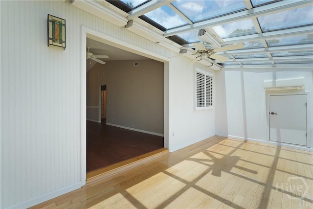 104 Bull River Bluff Dr Unit 104, Savannah, GA 31410 - unfurnished sunroom with a skylight