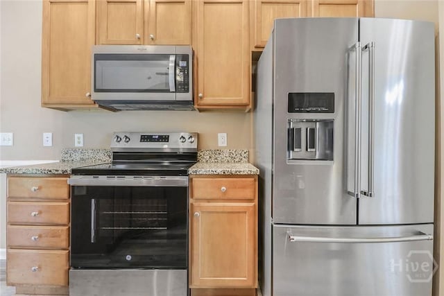817 Granite Ln, Savannah, GA 31419 - kitchen with appliances with stainless steel finishes and light stone counters