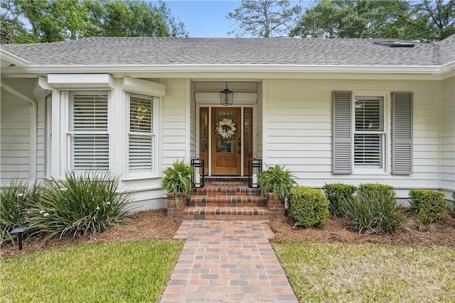 3 Benedictine Retreat Retreat, Savannah, GA 31411 - doorway to property with roof with shingles