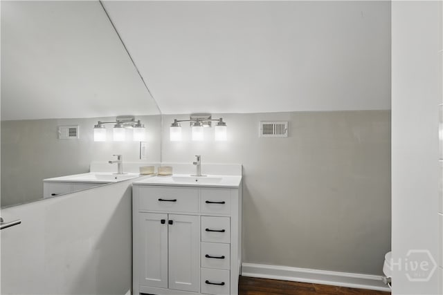 3 Benedictine Retreat Retreat, Savannah, GA 31411 - bathroom with vanity, toilet, wood finished floors, and baseboards