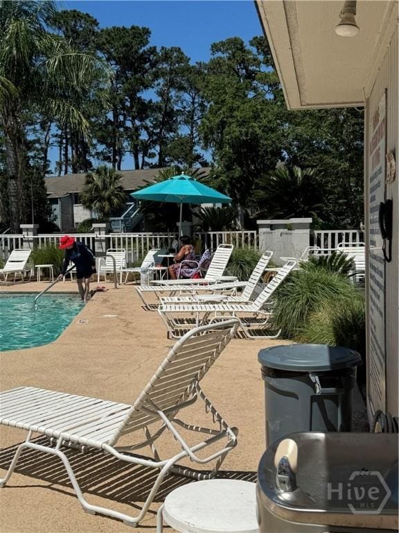 142 Bull River Bluff Dr, Savannah, GA 31410 - community pool featuring a patio