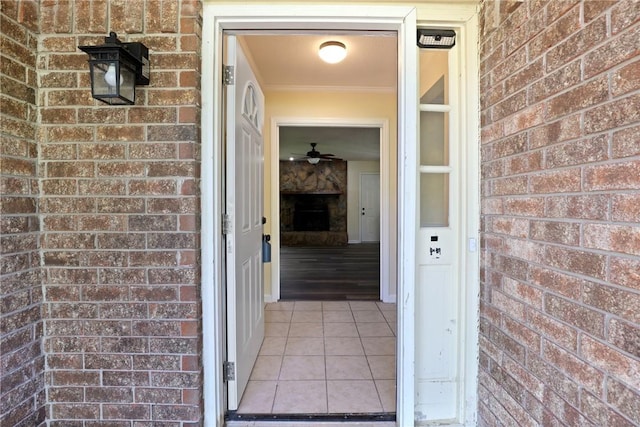 203 Whittington Dr, Savannah, GA 31419 - doorway to property with brick siding