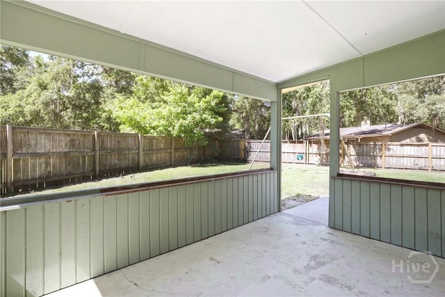 203 Whittington Dr, Savannah, GA 31419 - view of unfurnished sunroom