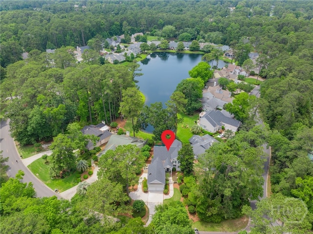 2 Franklin Creek Rd S, Savannah, GA 31411 - view of property location with a large body of water, a forest, and nearby suburban area