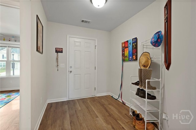 232 Cromer St, Savannah, GA 31407 - entryway featuring wood finished floors and baseboards