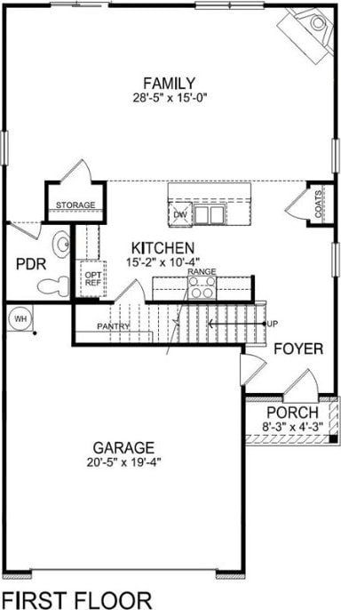 407 Coconut Dr, Bloomingdale, GA 31322 - property floor plan