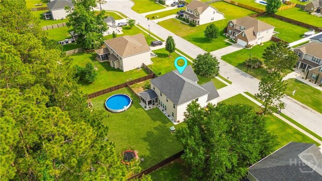 115 Meadowlands Dr, Rincon, GA 31326 - aerial view of residential area with a pool