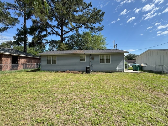 115 New Stillwell Rd, Springfield, GA 31329 - rear view of property with central AC unit