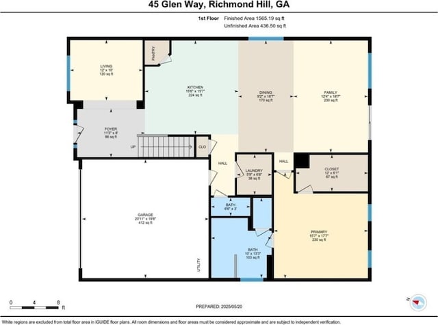 45 Glen Way, Richmond Hill, GA 31324 - property floor plan