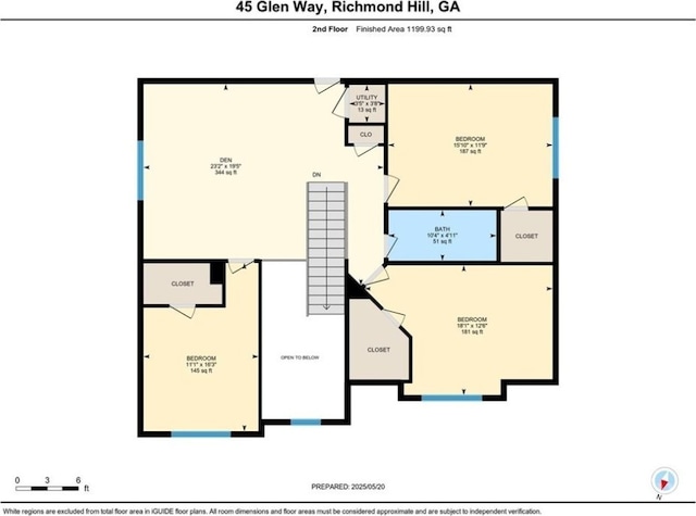 45 Glen Way, Richmond Hill, GA 31324 - room layout