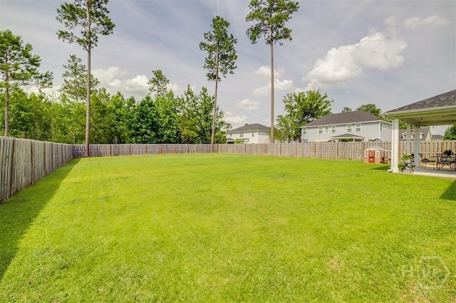 202 Thatcher St, Guyton, GA 31312 - view of yard with a patio area