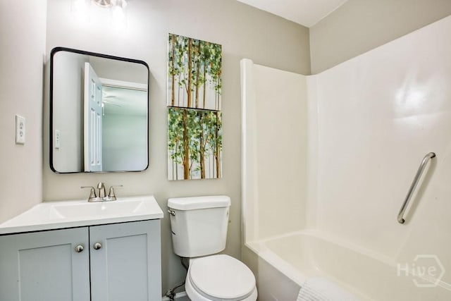 1522 Marcy Cir, Savannah, GA 31406 - full bath featuring toilet, vanity, and shower / bathtub combination