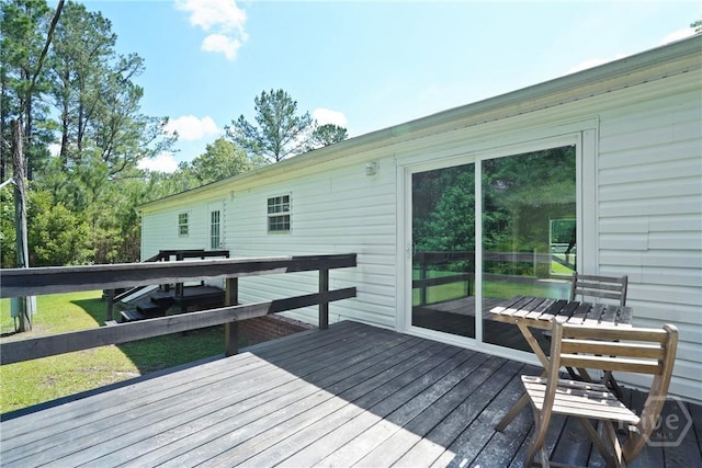 132 Waymaker Dr, Midway, GA 31320 - view of wooden deck