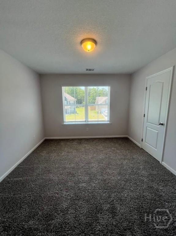 139 Sams Dr, Guyton, GA 31312 - carpeted empty room with baseboards and a textured ceiling