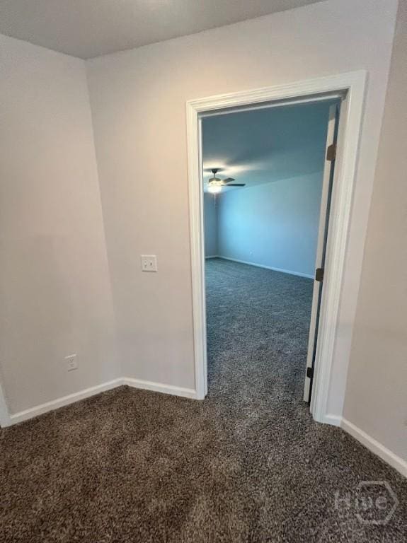 139 Sams Dr, Guyton, GA 31312 - carpeted spare room with baseboards and a ceiling fan