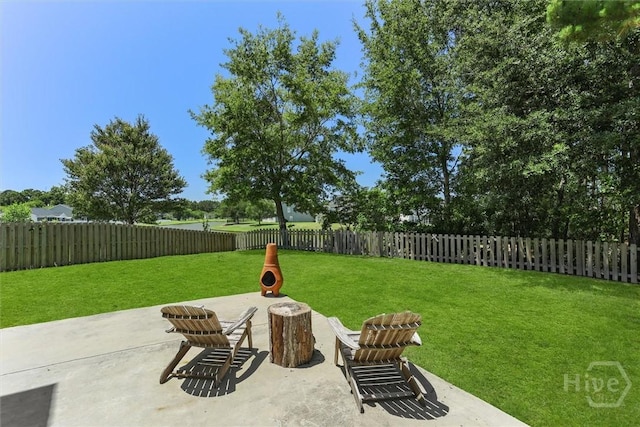 4 Crest View Cir, Pooler, GA 31322 - view of yard featuring a patio area