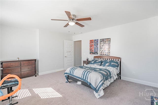 32 Brookhaven Dr, Savannah, GA 31407 - carpeted bedroom featuring baseboards and ceiling fan