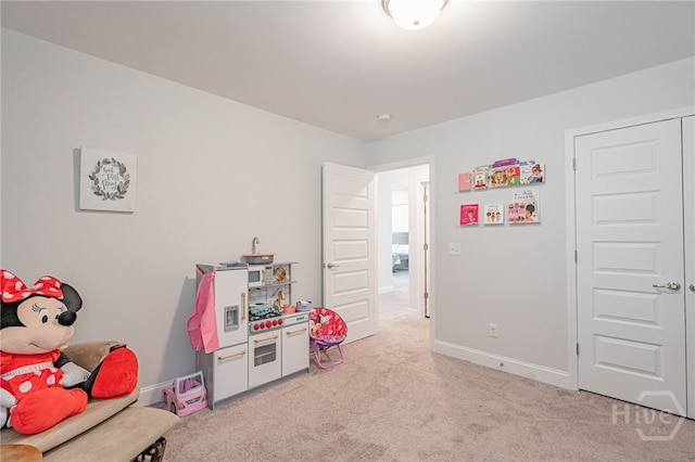 32 Brookhaven Dr, Savannah, GA 31407 - rec room with light carpet and baseboards