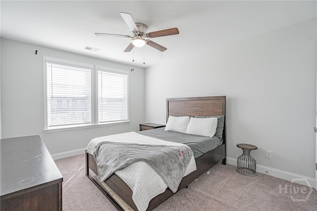32 Brookhaven Dr, Savannah, GA 31407 - carpeted bedroom with baseboards and ceiling fan