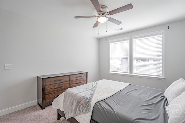 32 Brookhaven Dr, Savannah, GA 31407 - bedroom featuring light carpet and a ceiling fan