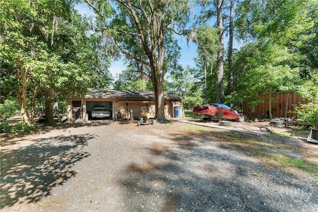 124 Denham Ln, Midway, GA 31320 - view of yard featuring driveway