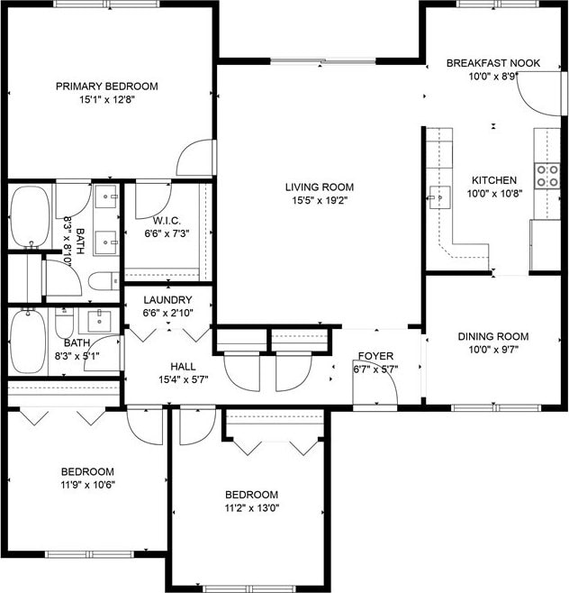 121 Warner Dr, Guyton, GA 31312 - home floor plan