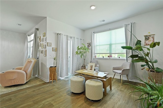 116 Fremont Ln, Pooler, GA 31322 - sitting room featuring wood finished floors and baseboards