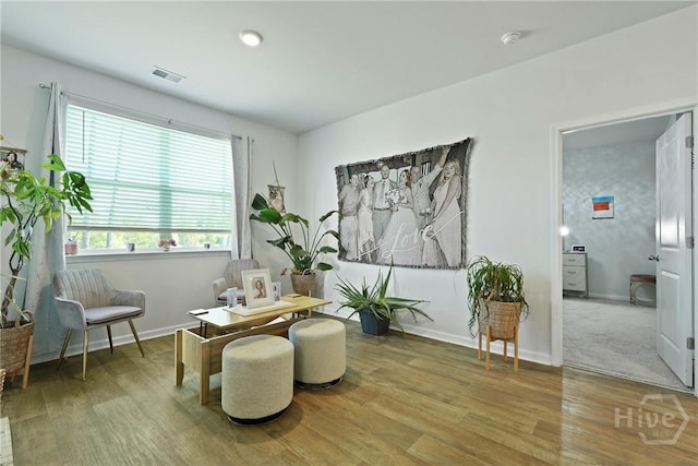 116 Fremont Ln, Pooler, GA 31322 - sitting room featuring wood finished floors and baseboards