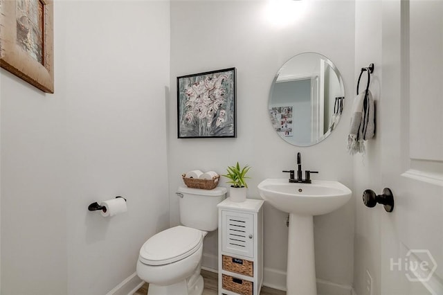 2 Iron Gate Ct, Pooler, GA 31322 - bathroom featuring toilet and baseboards