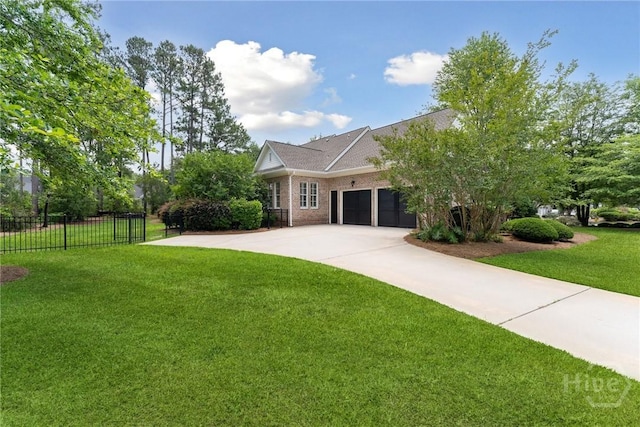 104 Post House Trl, Pooler, GA 31322 - view of front of home featuring an attached garage, brick siding, and concrete driveway