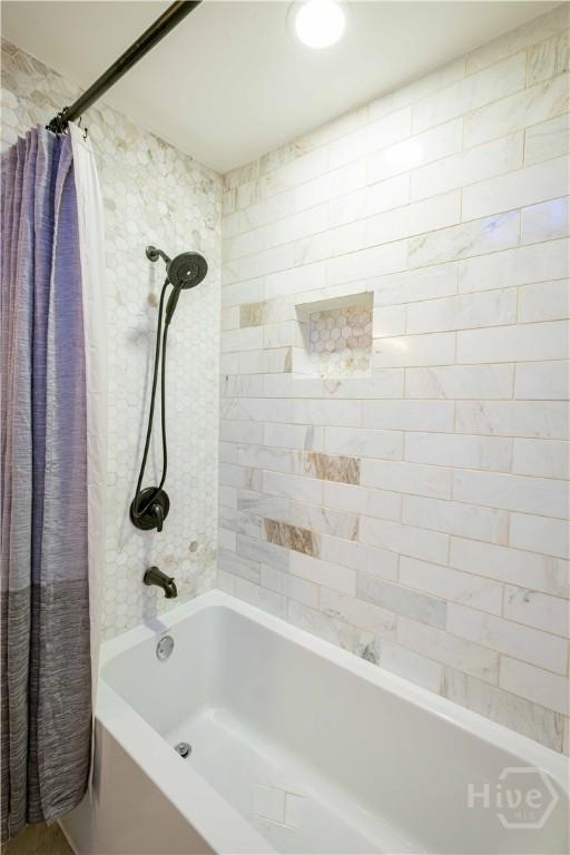 3 Black Forest Dr, Savannah, GA 31410 - full bath with shower / bath combination with curtain