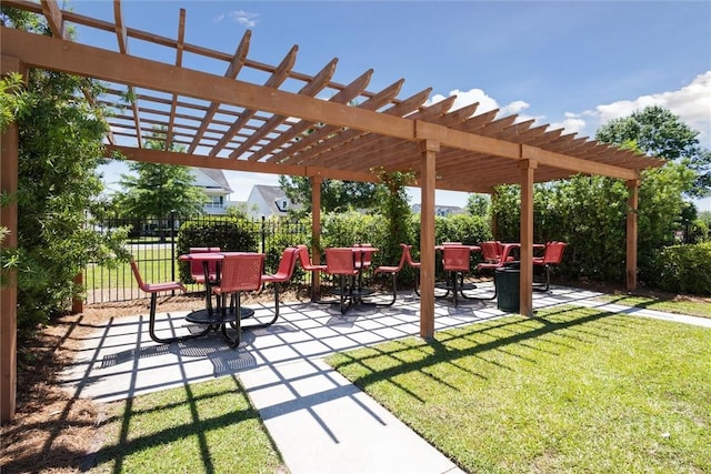 43 Godley Park Way, Savannah, GA 31407 - view of patio / terrace with a pergola