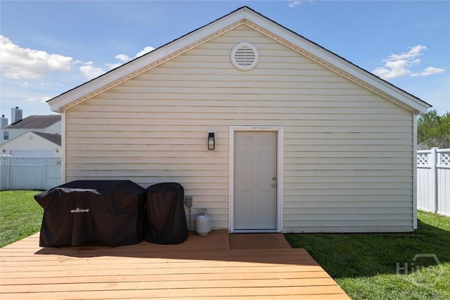 43 Godley Park Way, Savannah, GA 31407 - back of property featuring a wooden deck