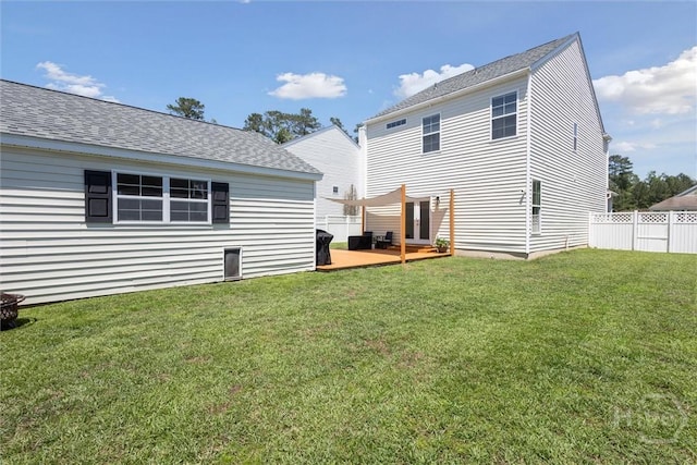 43 Godley Park Way, Savannah, GA 31407 - rear view of house featuring french doors