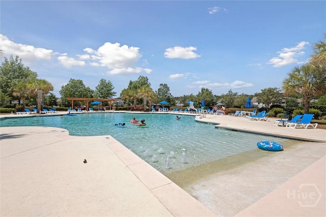 43 Godley Park Way, Savannah, GA 31407 - community pool featuring a patio and a pergola