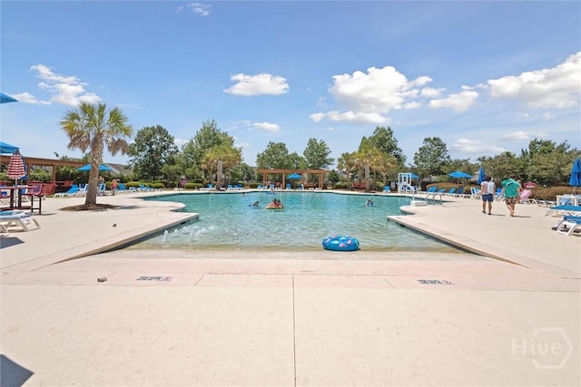 43 Godley Park Way, Savannah, GA 31407 - community pool with a patio area
