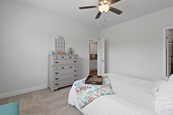150 Pitch Point Trl, Richmond Hill, GA 31324 - bedroom with carpet and a ceiling fan