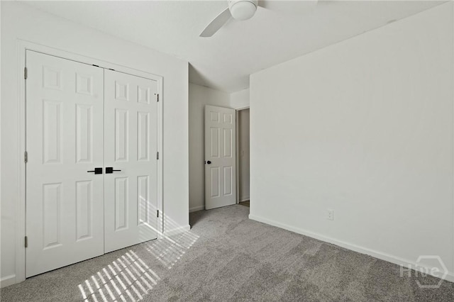 210 Walker Dr, Guyton, GA 31312 - unfurnished bedroom featuring carpet floors, baseboards, and a closet